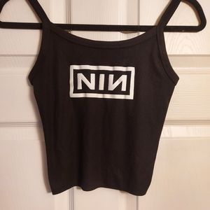 Nine inch nails crop top  wild fable